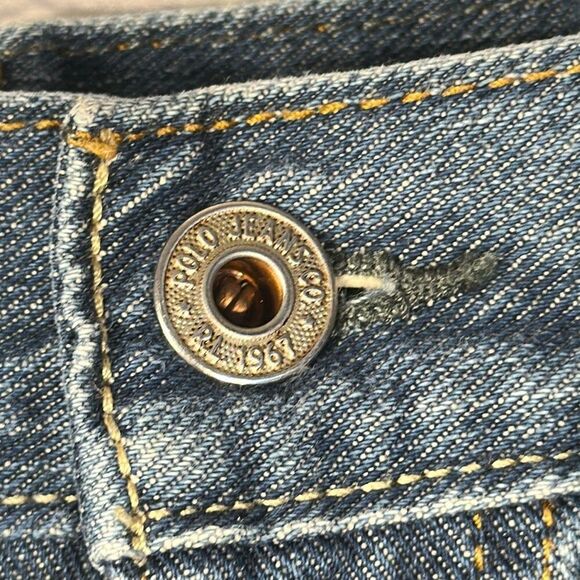 Ralph Lauren Mens Cut off Jean Shorts Jorts size 34 Denim rockabilly Country - Picture 3 of 8